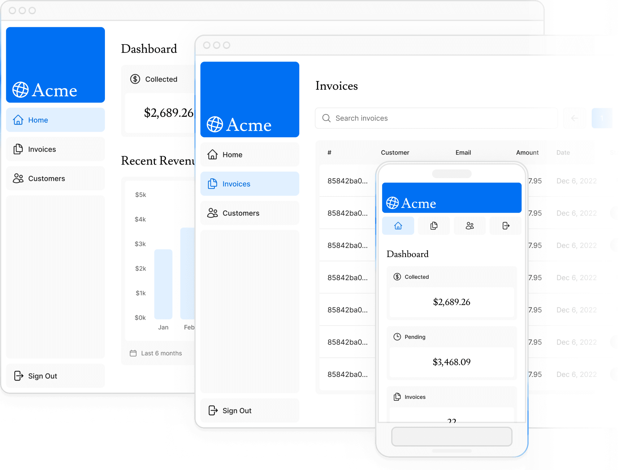 NextJS Dashboard